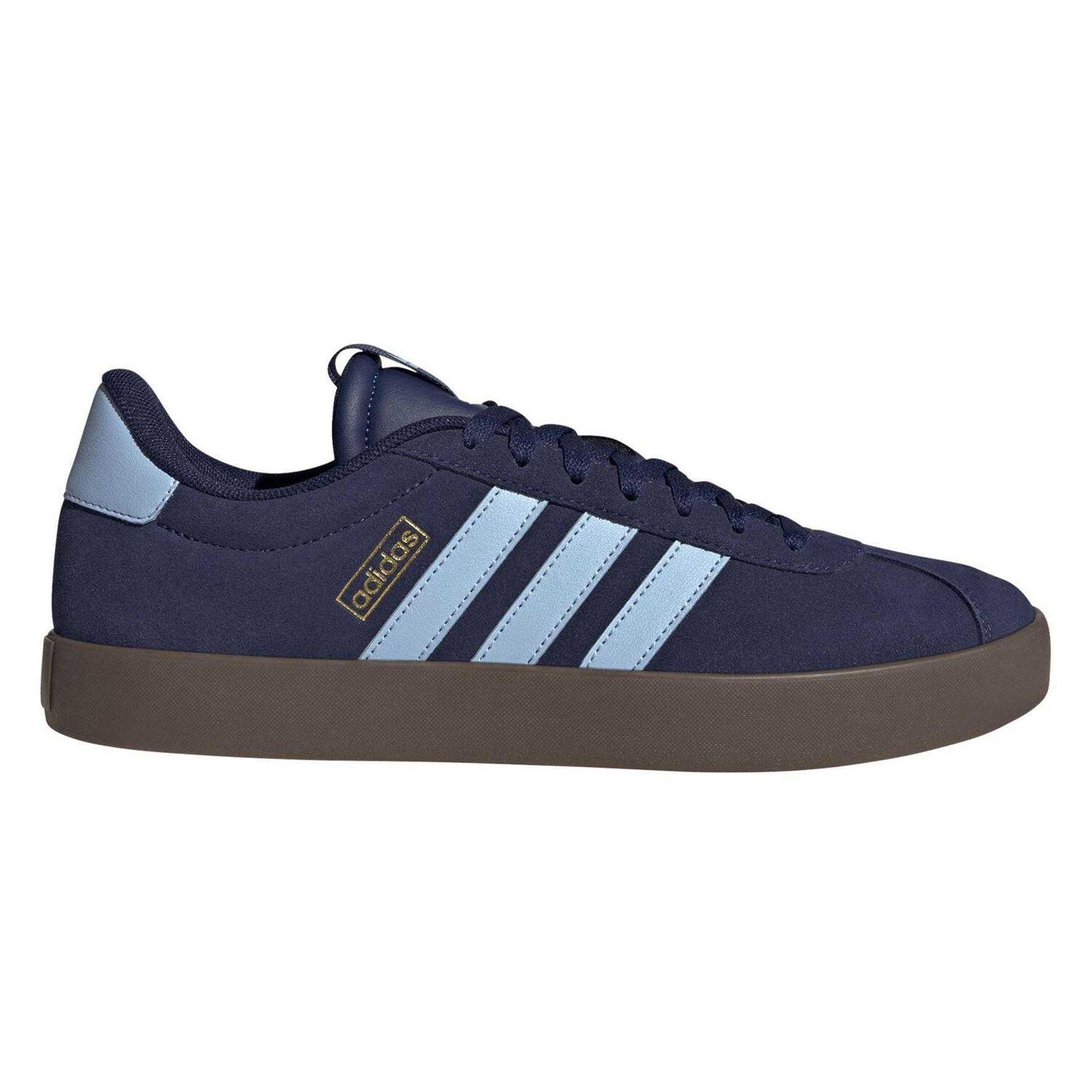 Adidas Mens VL Court 3.0 3 Stripes Leather Shoes