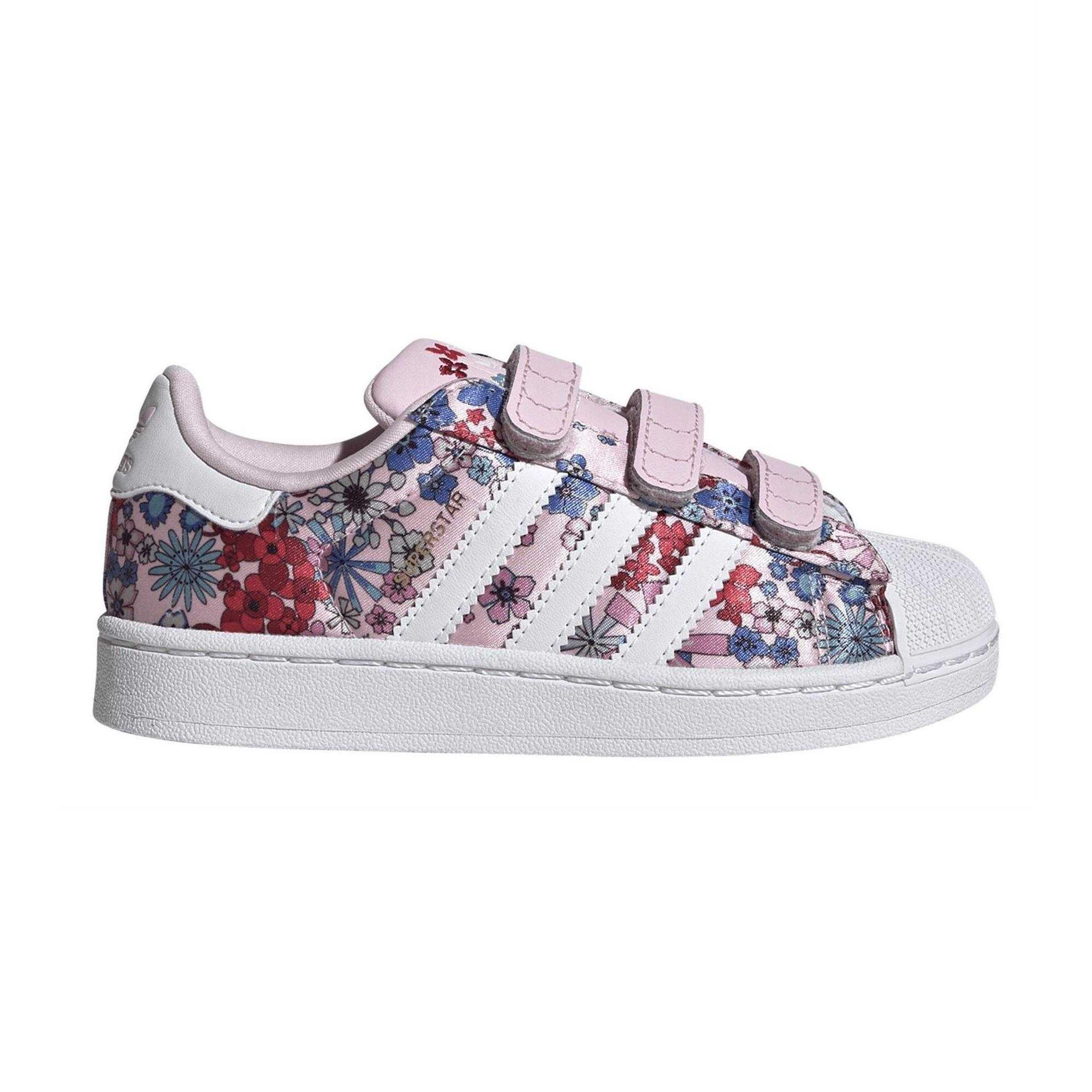 Adidas Childrens/Kids Superstar Floral Leather Trainers