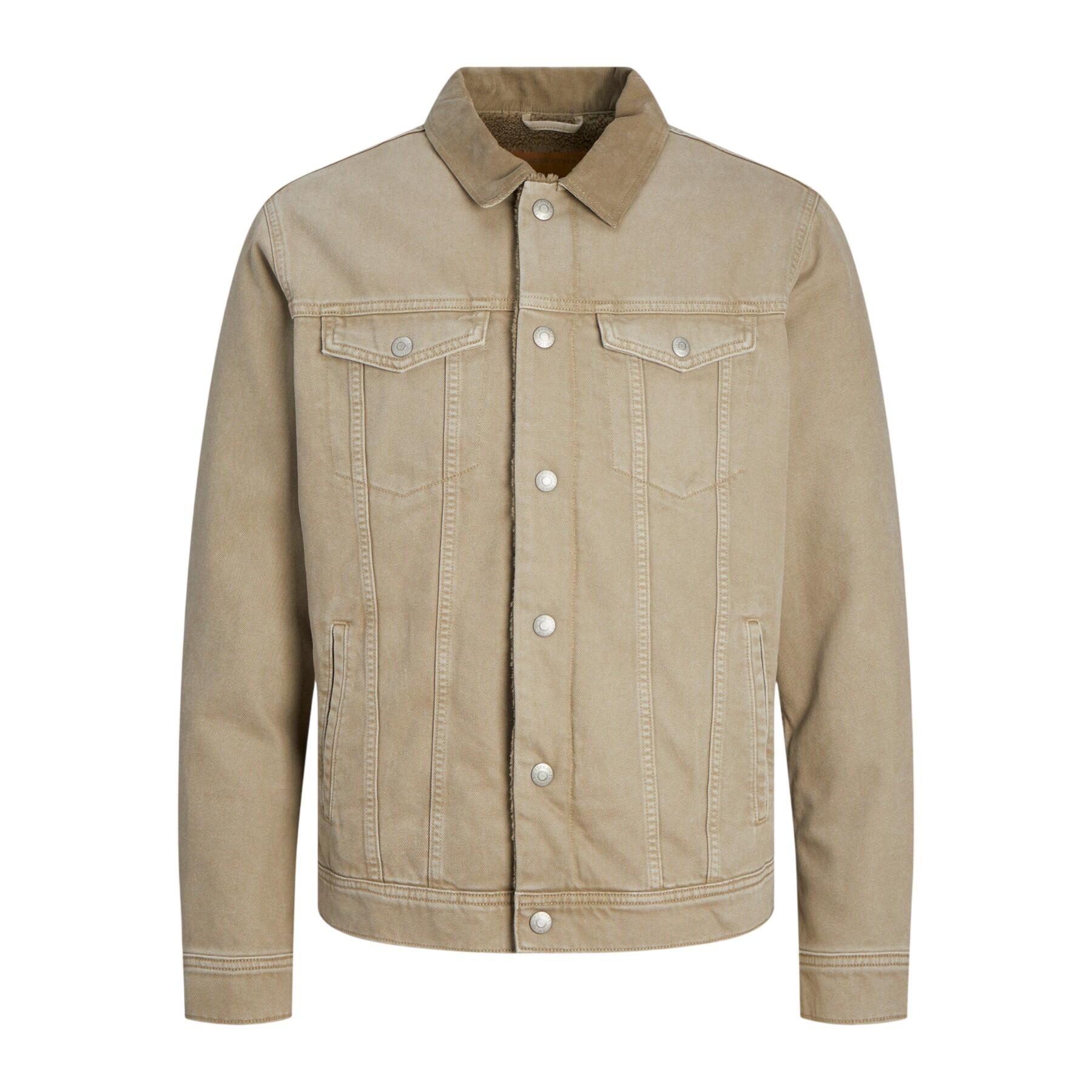 Jack And Jones Mens Sherpa Denim Jacket