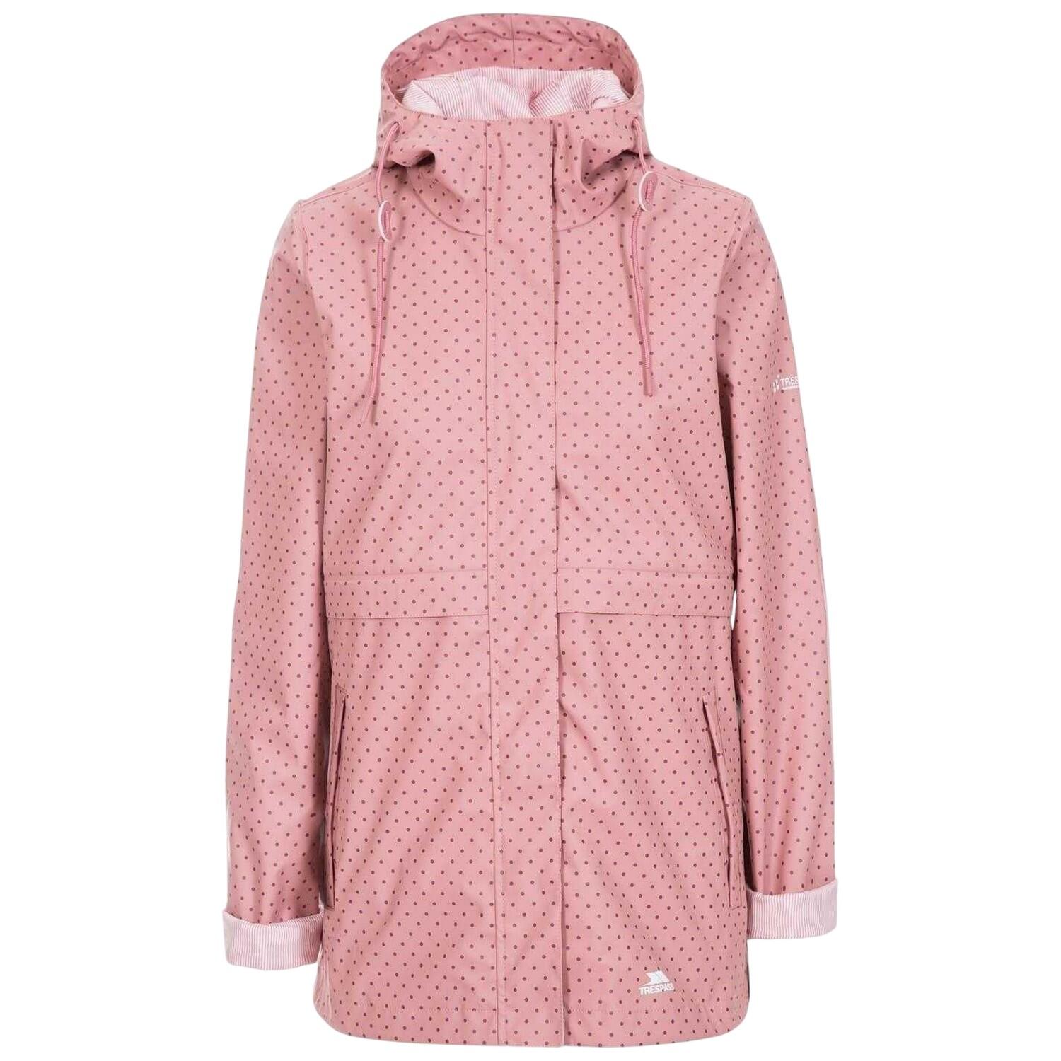 Trespass Womens/Ladies Splosh Hooded Ribbed Cuff Raincoat