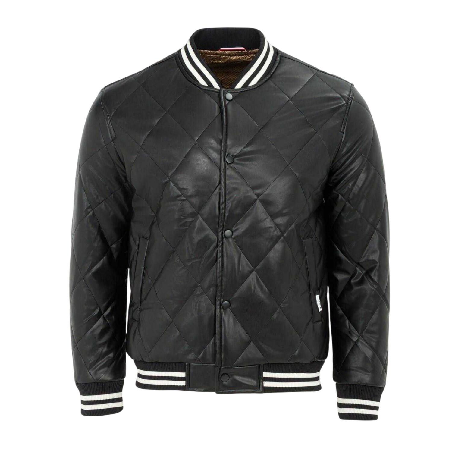 Firetrap Mens Snap Bomber Jacket