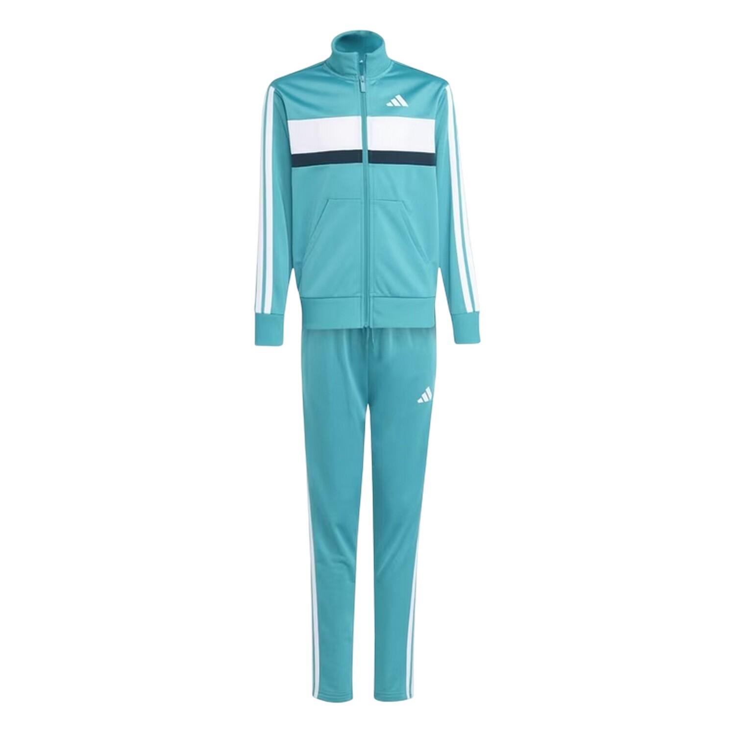 Adidas Childrens/Kids Essentials Tiberio Colour Block Tracksuit