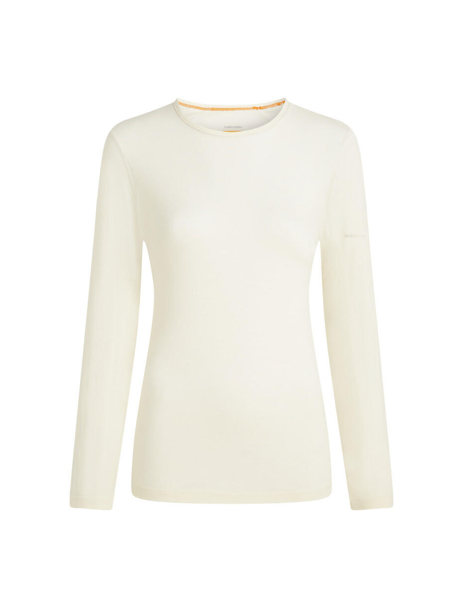 T-Shirt Icebreaker Lana Merino Nero 200 Oasis Crewe 7/7