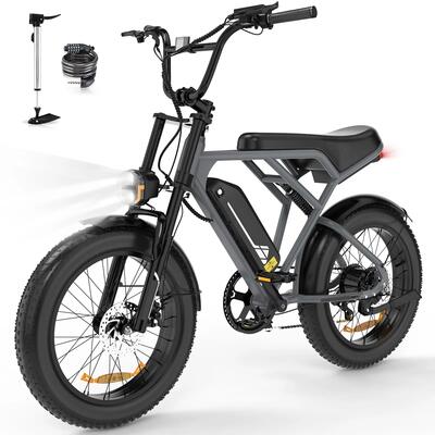 Elektrische fatbike 20" x 4.0 250w 36v 12ah afneembare accu