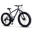 Bicicletă MTB semi-rigidă Hercules Fat Bike 21v Gri/Negru