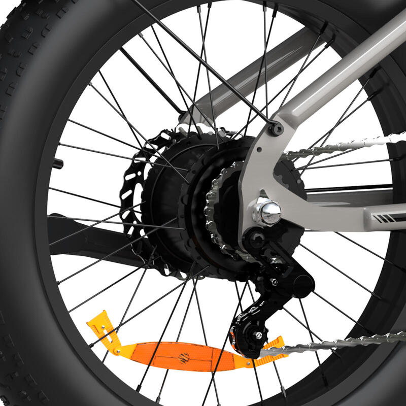 Bicicletă electrică fat bike 20x4.0, baterie detașabilă 36V 12Ah