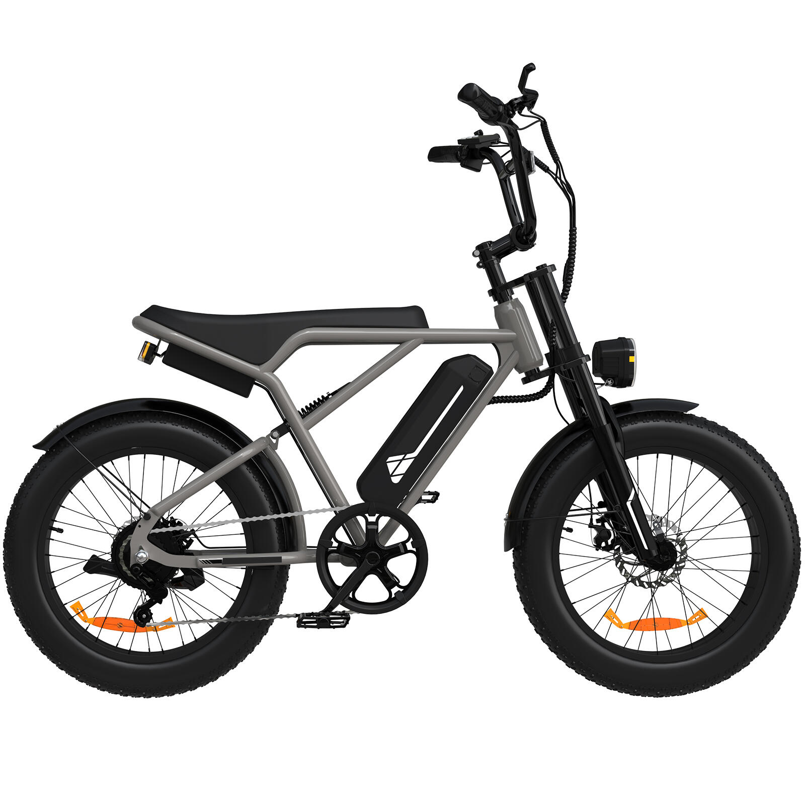 Elektrische Fatbike 20" x 4.0 250W 36V 12Ah afneembare accu 3/6