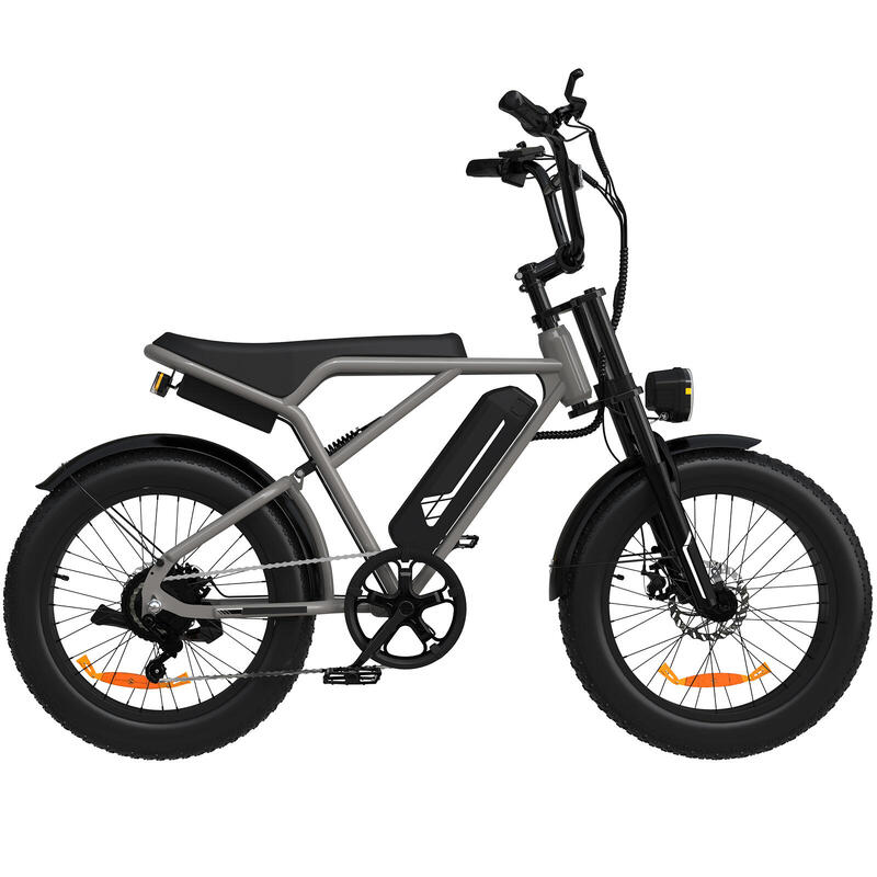 Bicicletă electrică fat bike 20x4.0, baterie detașabilă 36V 12Ah