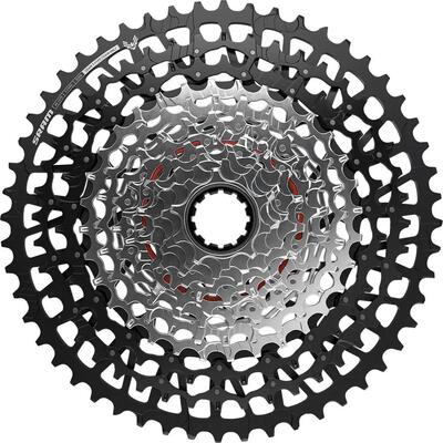 Sram xs-1275 eagle (cs-xg-1275-c1) cassette 12-speed zwart-zilver