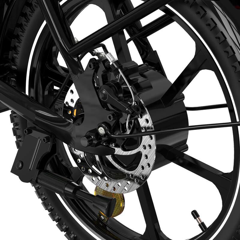 Bicicletă electrică pliabilă 16" 250W, baterie detașabilă 36V 12Ah