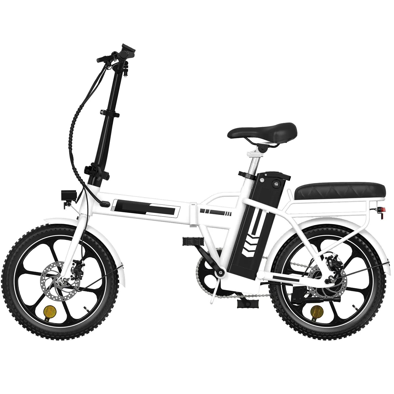 Bicicleta eléctrica plegable 16" 250W batería 36V 12Ah BK5S 4/6