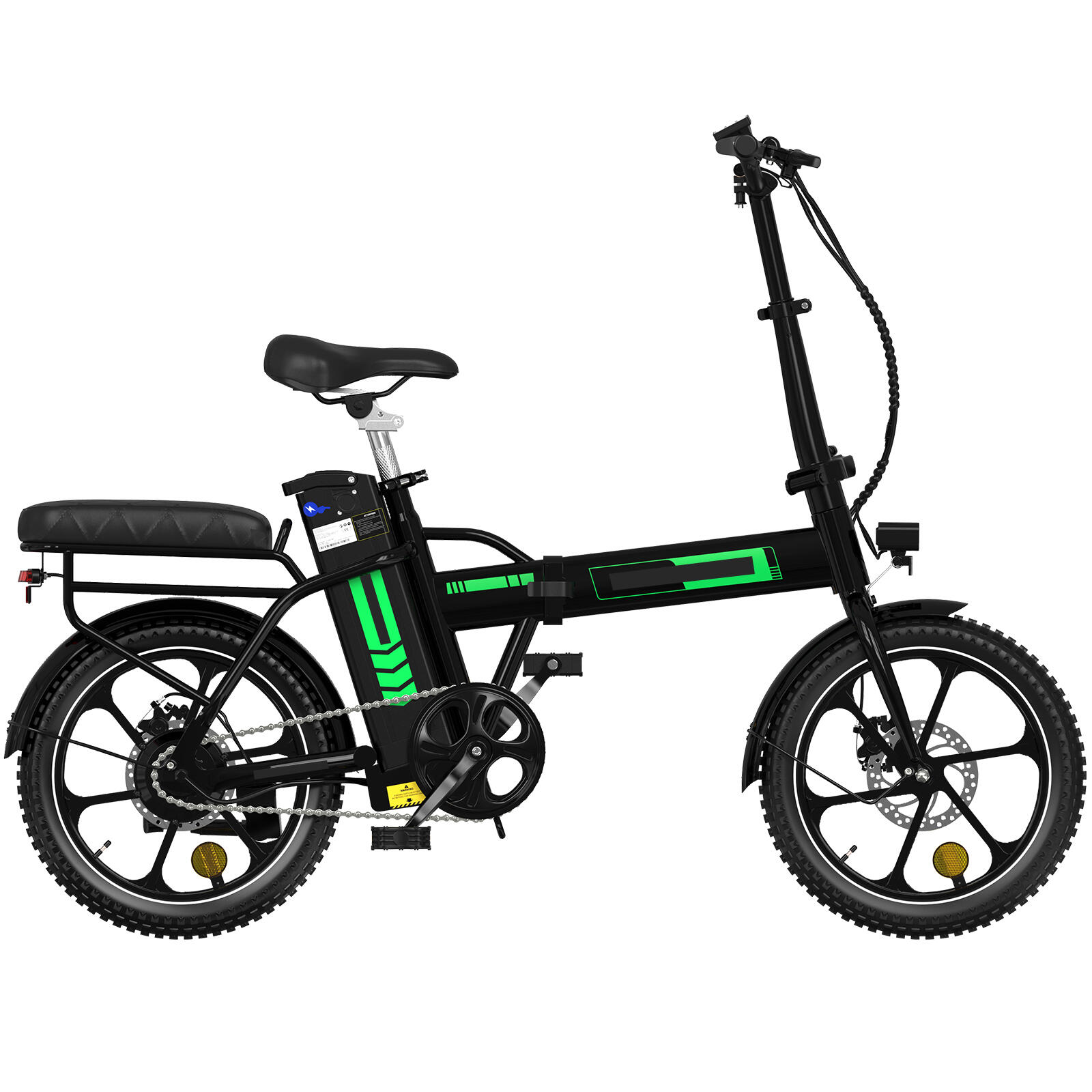Vélo électrique pliant 16" 250W batterie amovible 36V 12Ah BK5S 3/6