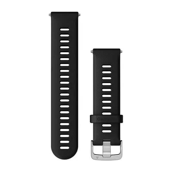 Pasek do zegarka z szybkozłączką ze srebrną klamrą Garmin 22 mm