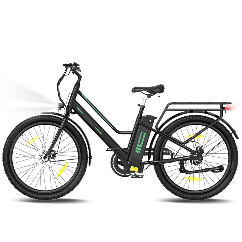 Bicicletă electrică urbană 27,5" 36V 12Ah, baterie detașabilă BK8SL