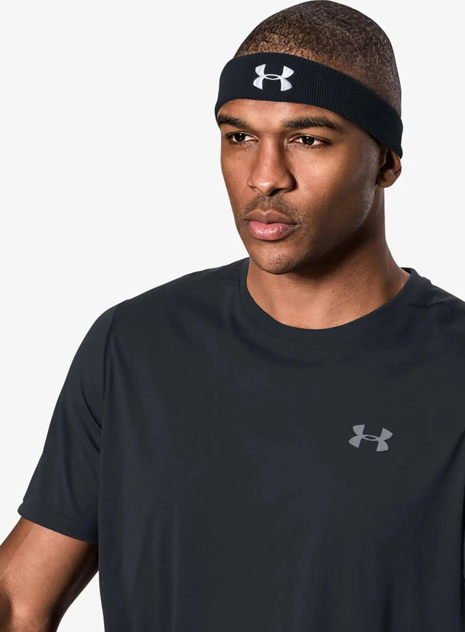 Opaska na głowę Under Armour Performance Headband - black/white 4/4
