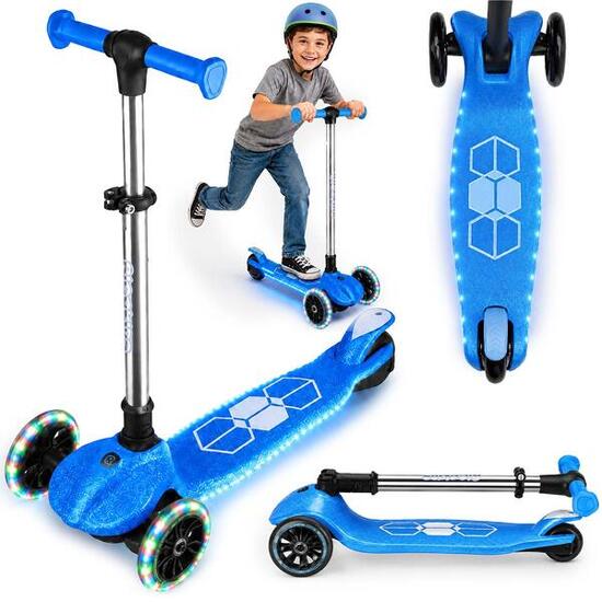 Hulajnoga trójkołowa dla dzieci Ricokids balansowa świecąca w ciemności 765902