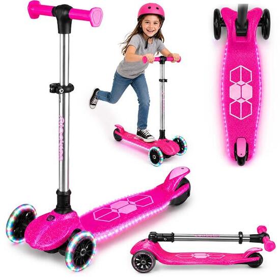 Hulajnoga trójkołowa dla dzieci Ricokids balansowa świecąca w ciemności 765901