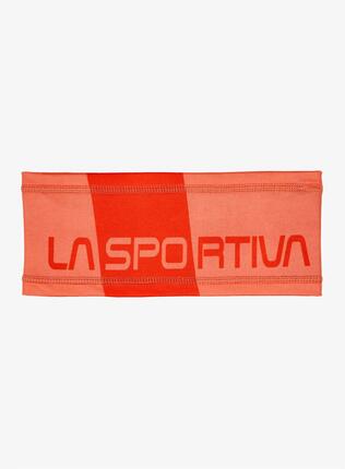 Opaska sportowa na głowę La Sportiva Diagonal Headband - flamingo/cherry tomato
