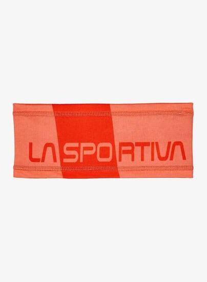 Opaska sportowa na głowę La Sportiva Diagonal Headband - flamingo/cherry tomato