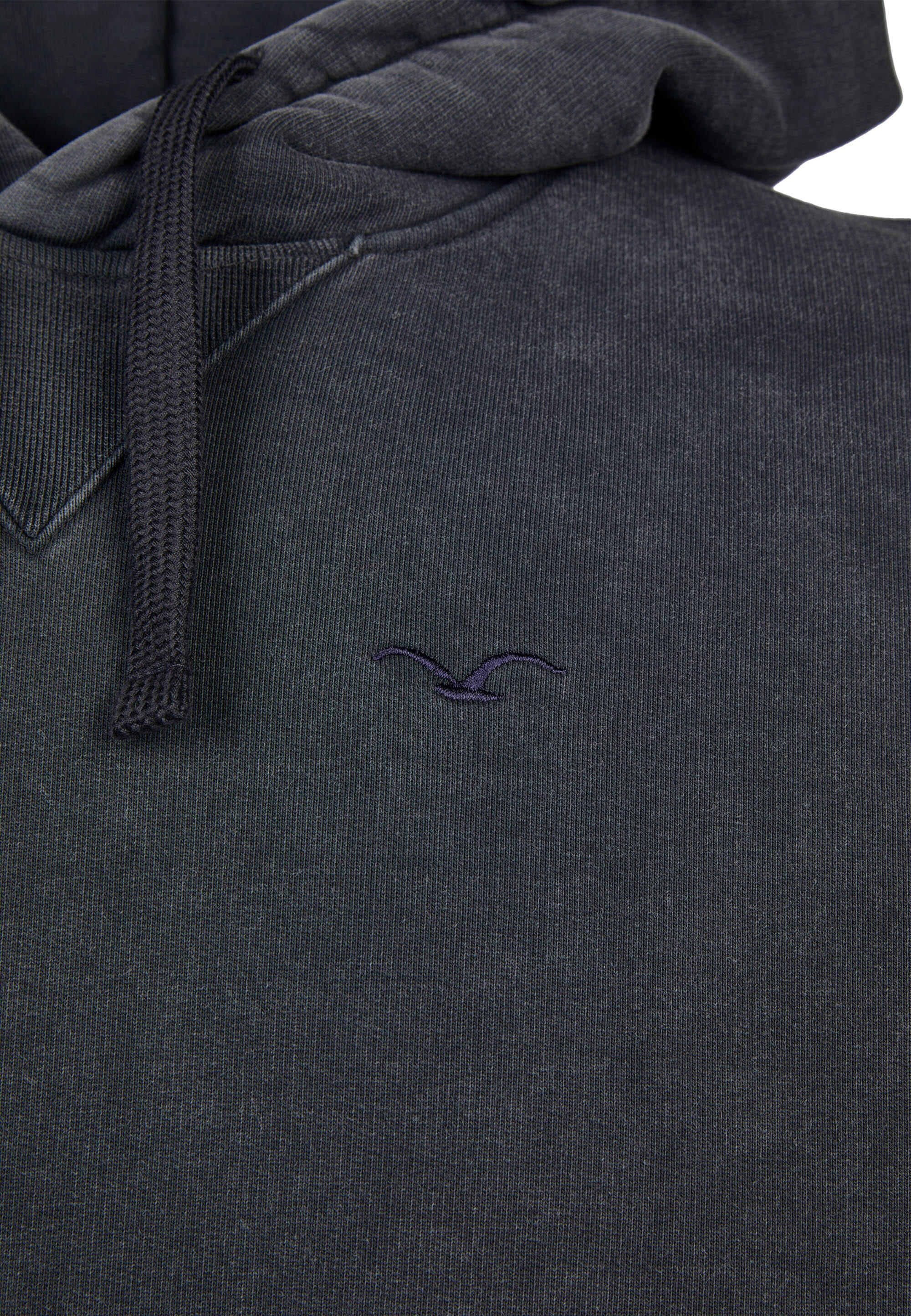 Sweatshirt Boxy Hooded Ligull Washed 7/8