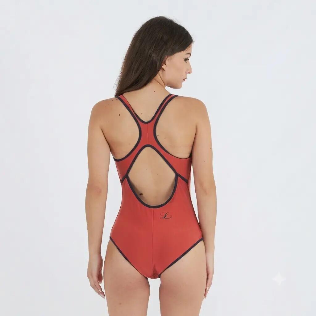 Women's Swim Reversible Swimsuit Slim Fit ISA GOLD 2/7