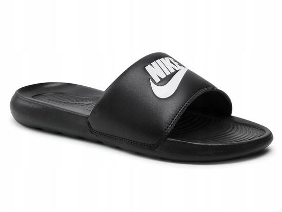 KLAPKI męskie NIKE VICTORI ONE CN9675-002 na basen lato czarne lekkie 47,5
