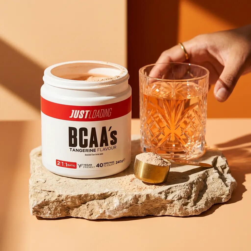 JUSTLOADING BCAA 283 g sabor mandarina 2/3