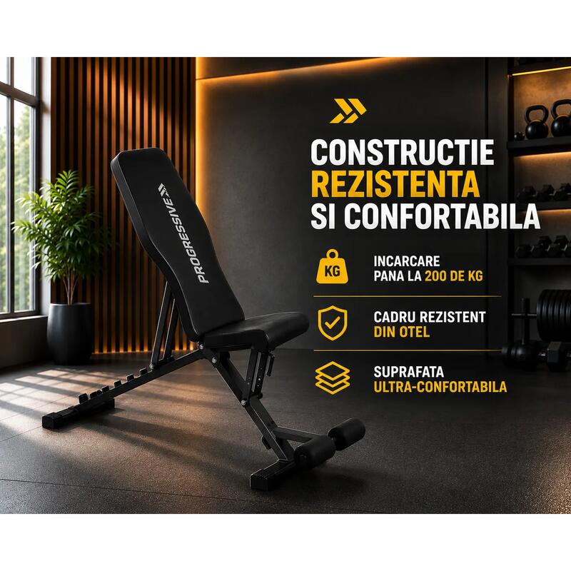 Banca de exercitii reglabila Progressive BC2500