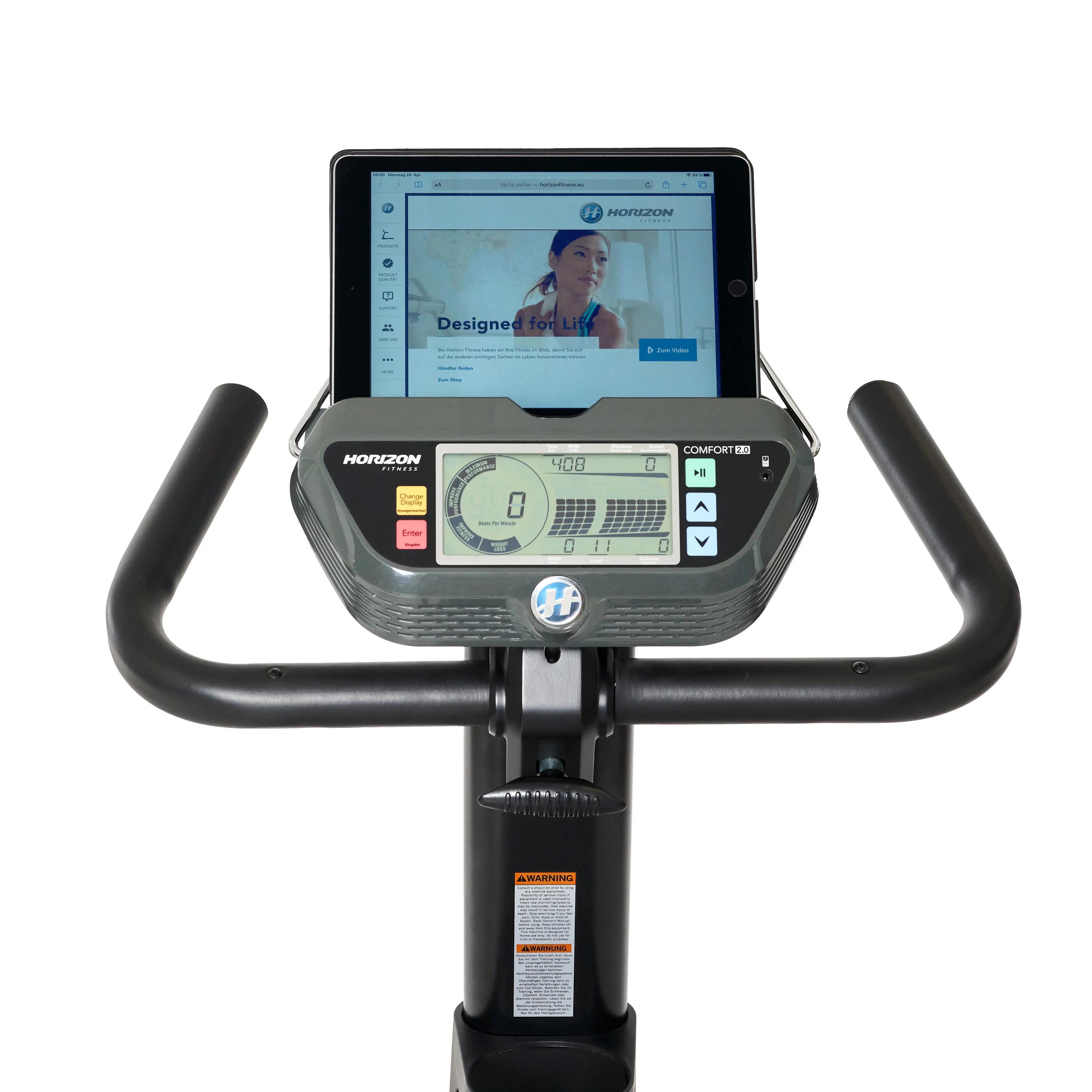 Vélo d'appartement Horizon Fitness Comfort 2.0 3/6