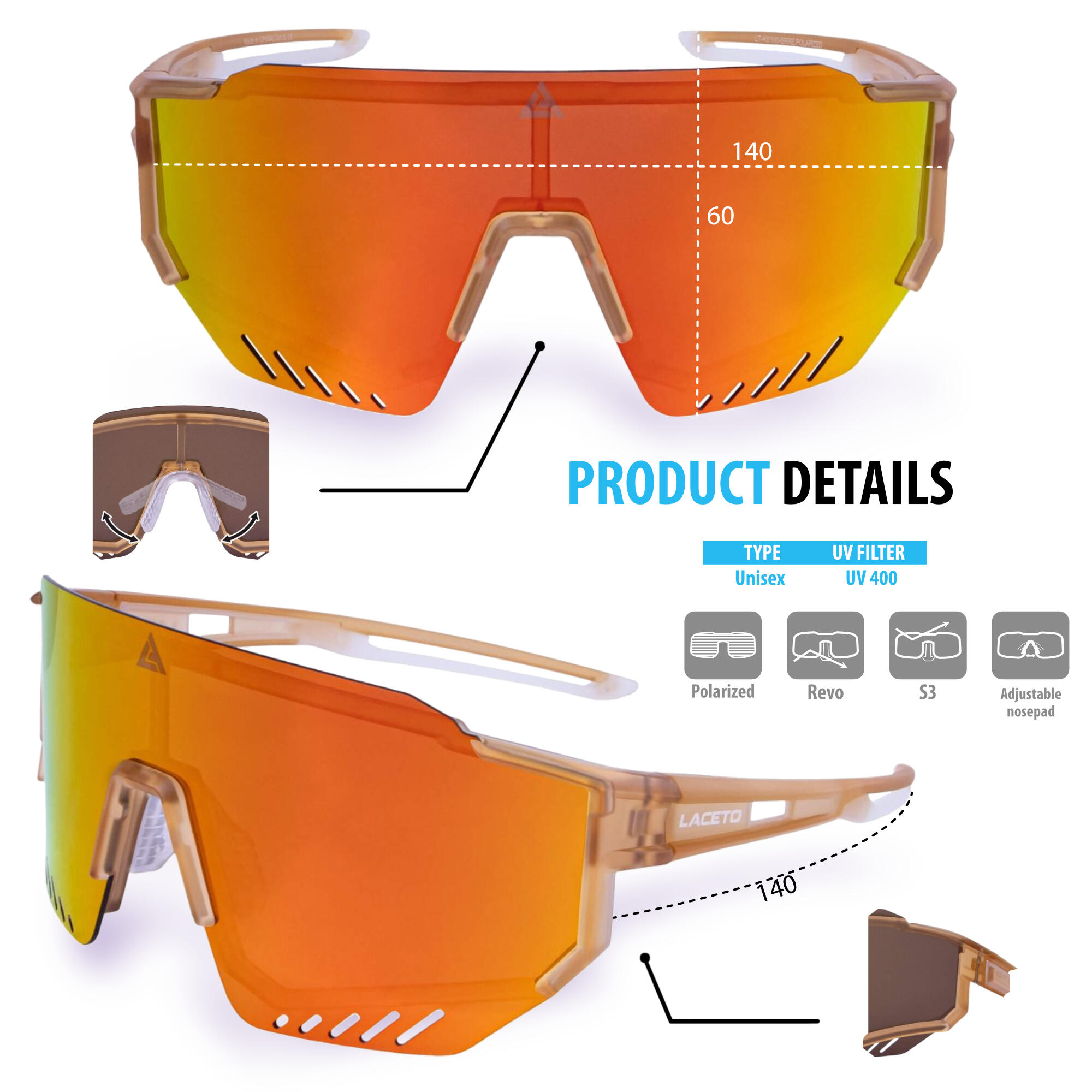 Polarisierte Sonnenbrille REN 7/7