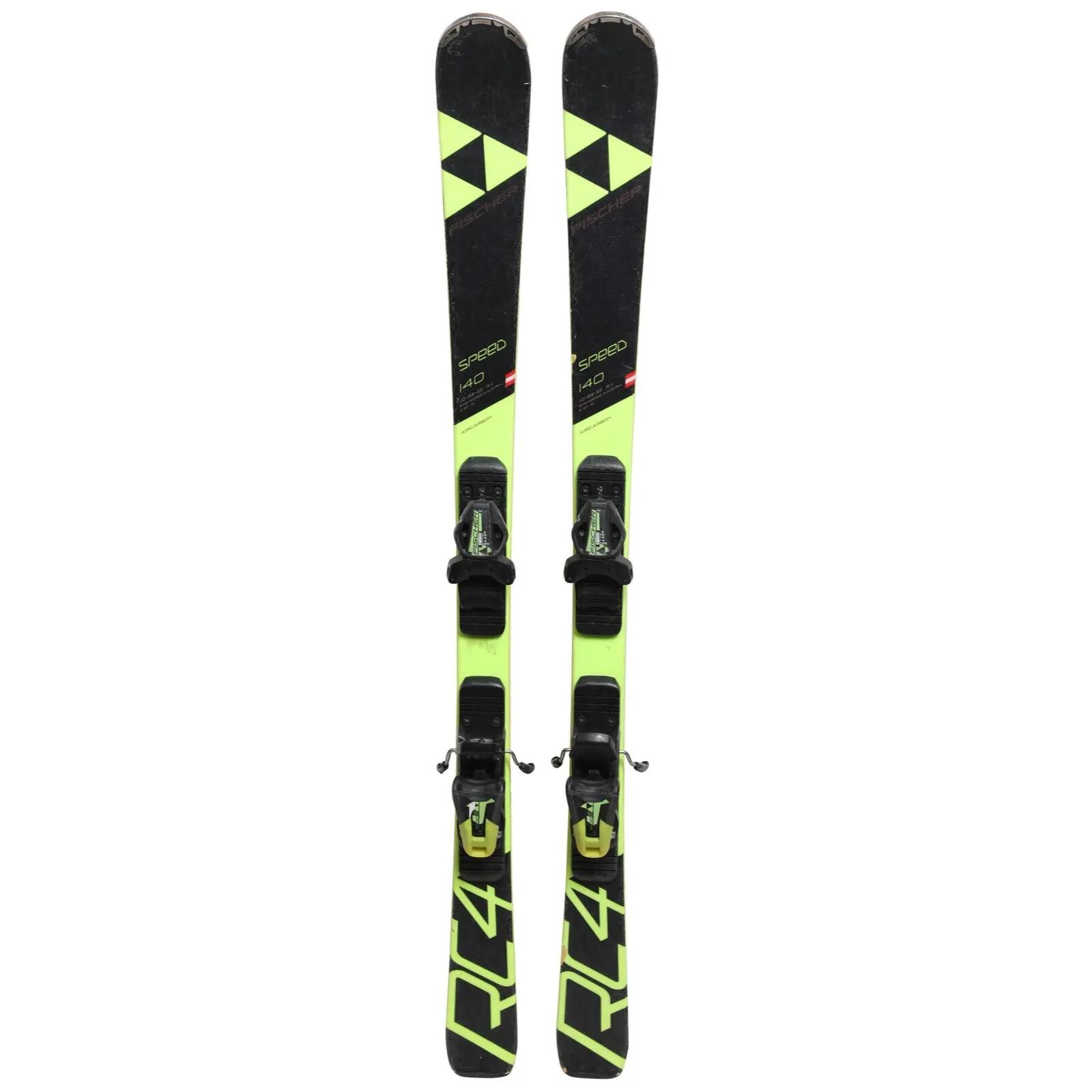 RECONDITIONNE - Ski Junior Fischer Rc4 Speed + Fixations 2/4