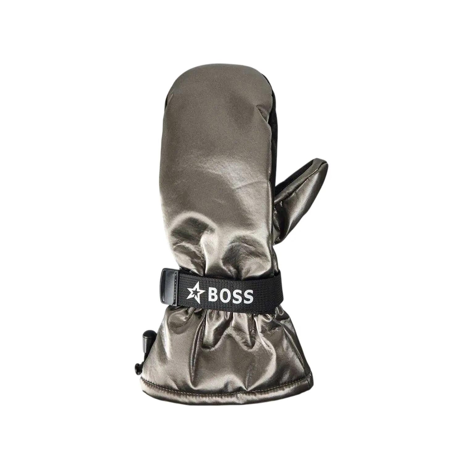 Moufles De Ski Motif/style Métallisé Adulte (Gris) 2/3