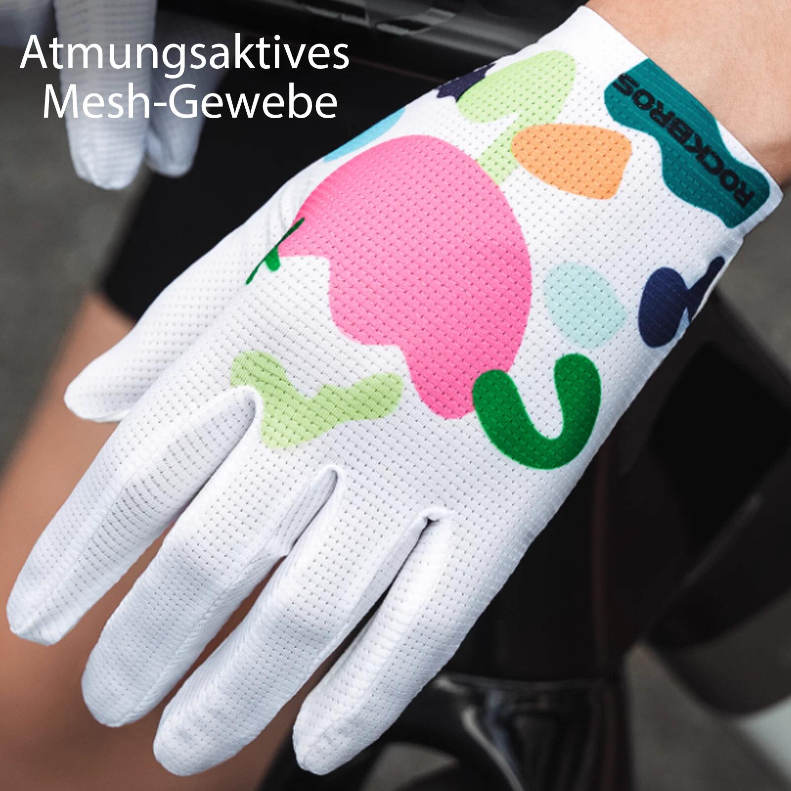 ROCKBROS Leichte Radhandschuhe mit SBR-Dämpfung 4/7