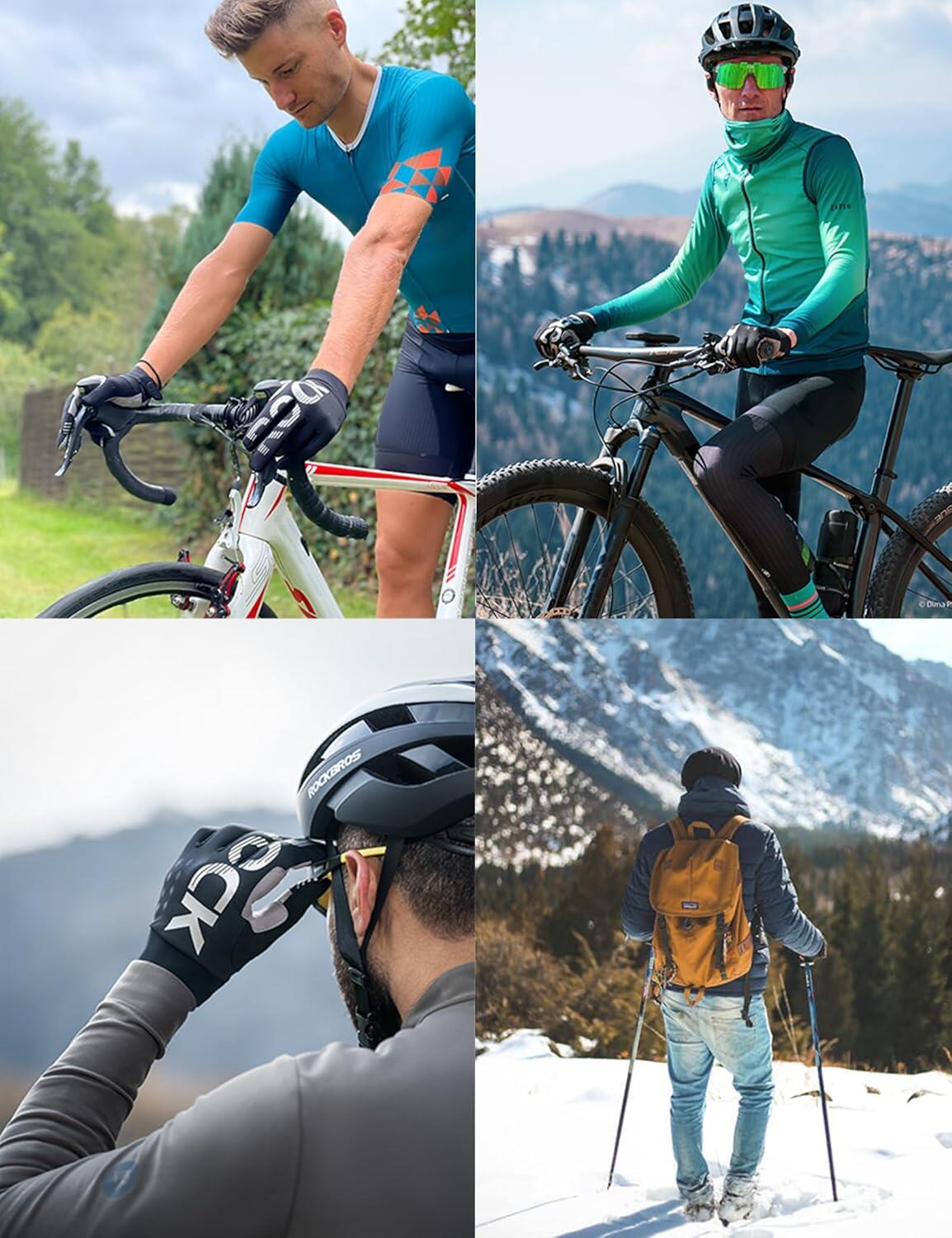 Winddichte Sport Handschuhe mit SBR-Polsterung 4/5