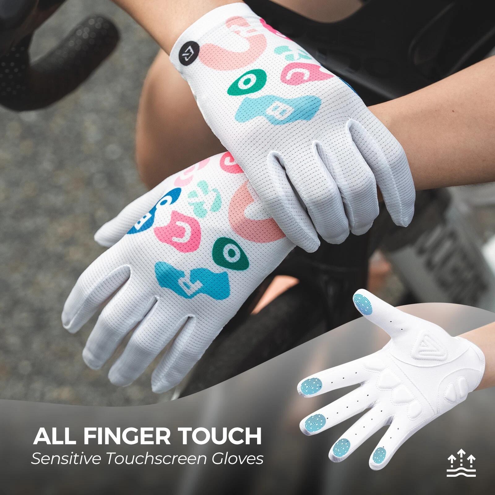 ROCKBROS Leichte Radhandschuhe mit SBR-Dämpfung 3/7