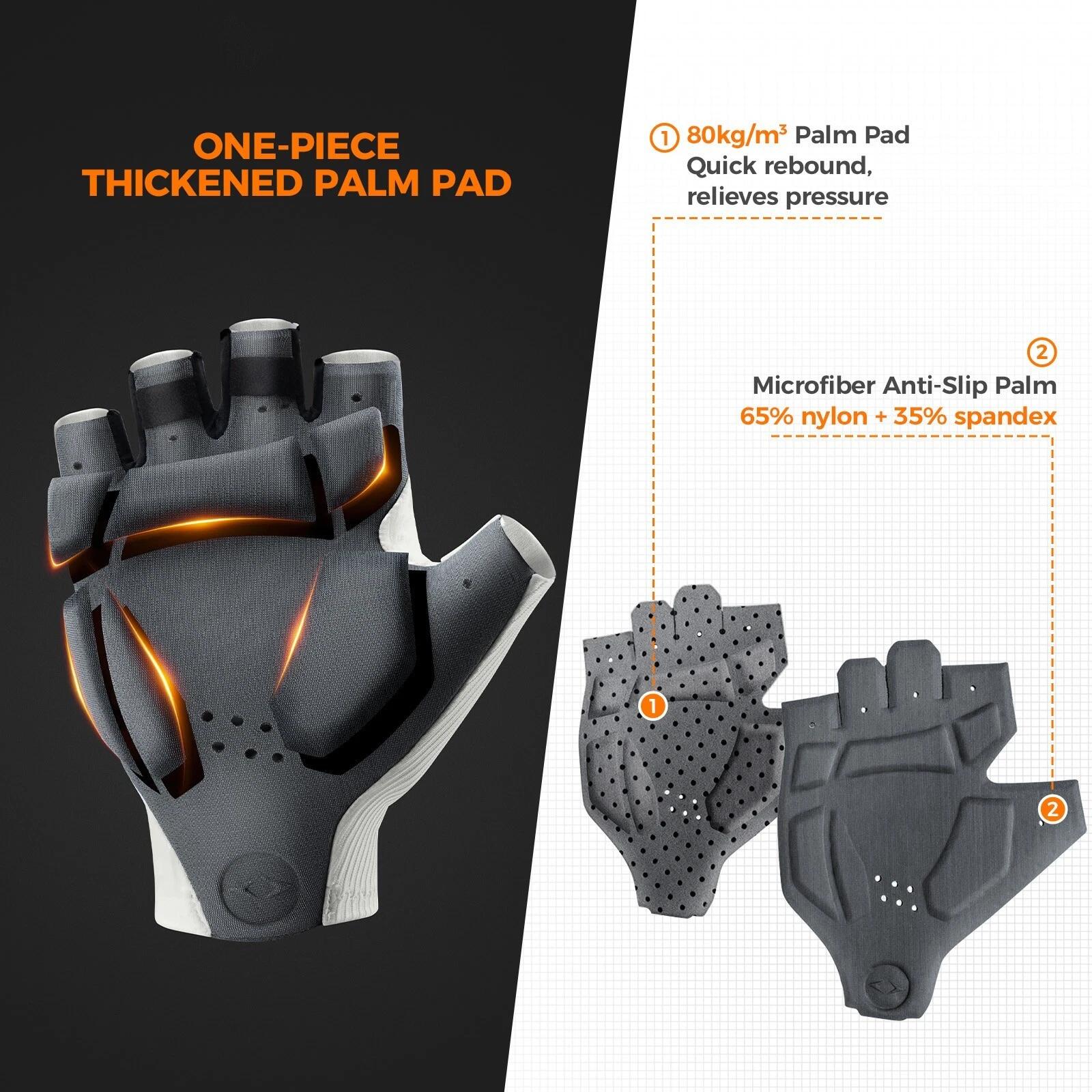 ROCKBROS Dämpfende Halbfinger Radhandschuhe 2/7