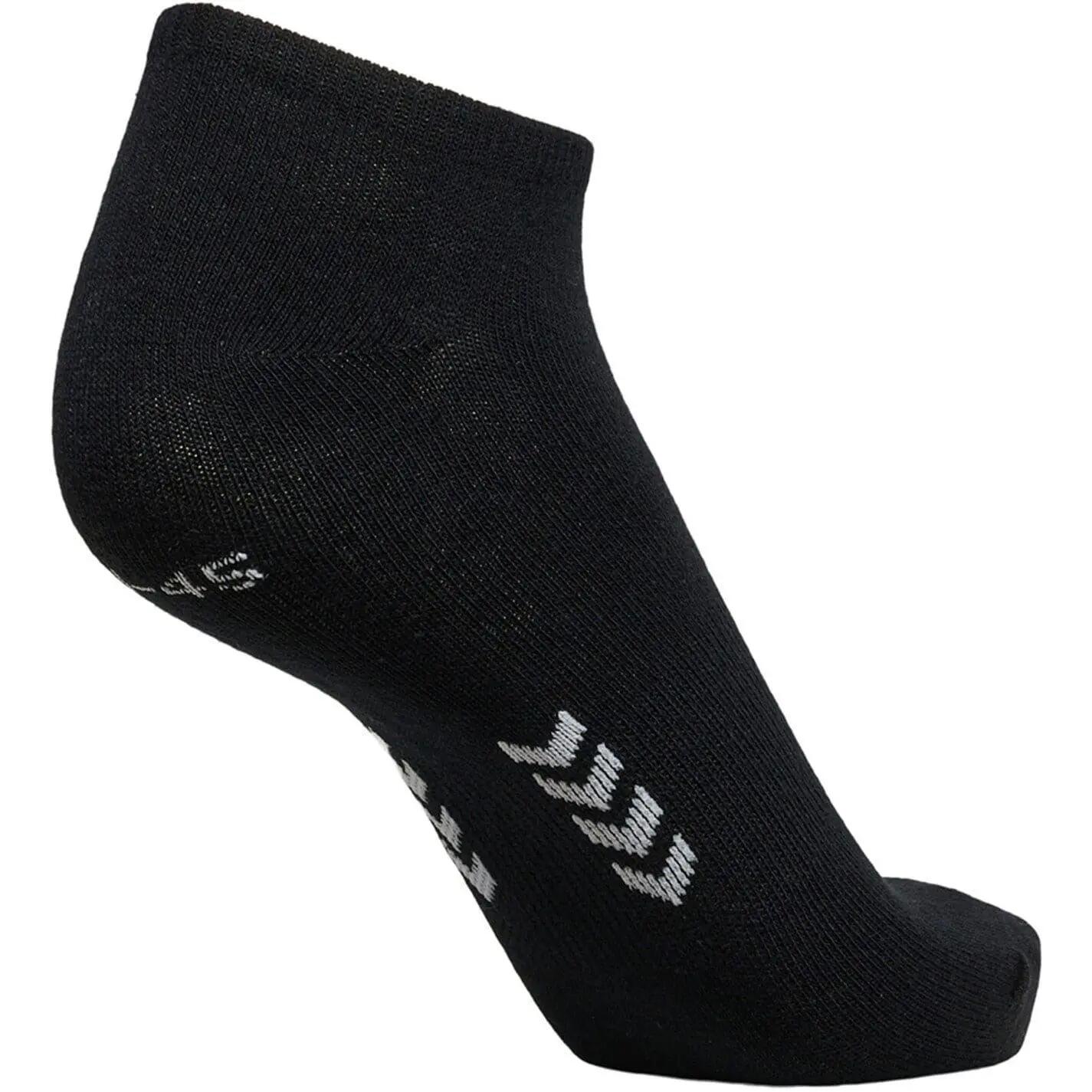 Childrens/Kids Cushioned Ankle Socks (Pack of 5) (Black) 2/2
