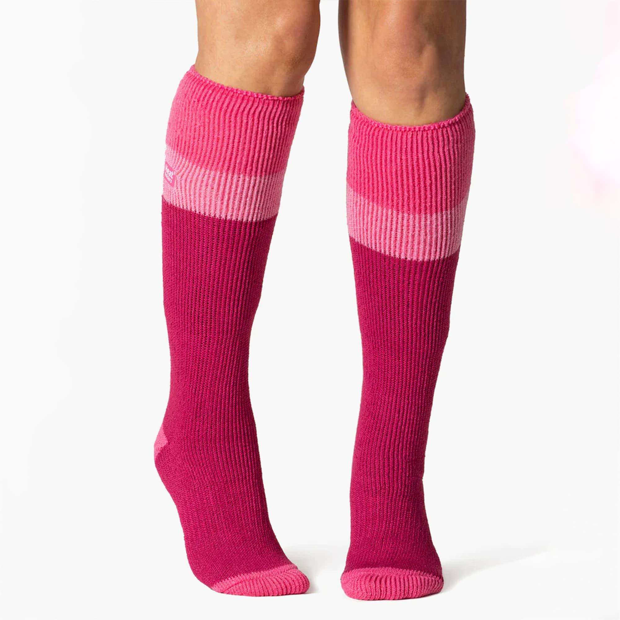 Ladies Ski Set Neck Warmer Gloves & Thermal Ski Socks Winter Wear 3/5