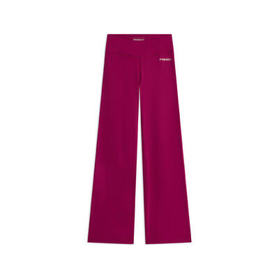 Leggings in tessuto quick dry vita alta con fondo a zampa