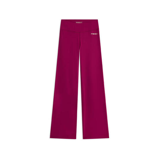 Leggings à taille haute en tissu à séchage rapide avec bas évasé