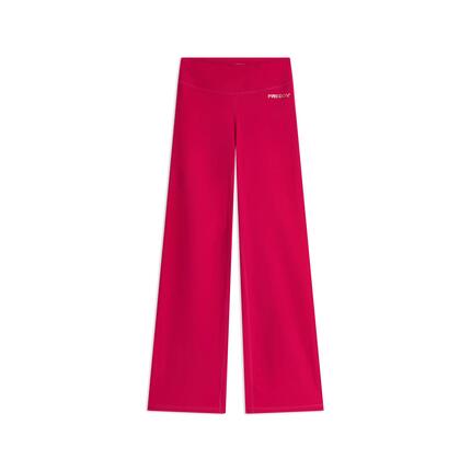 Leggings à taille haute en tissu à séchage rapide avec bas évasé