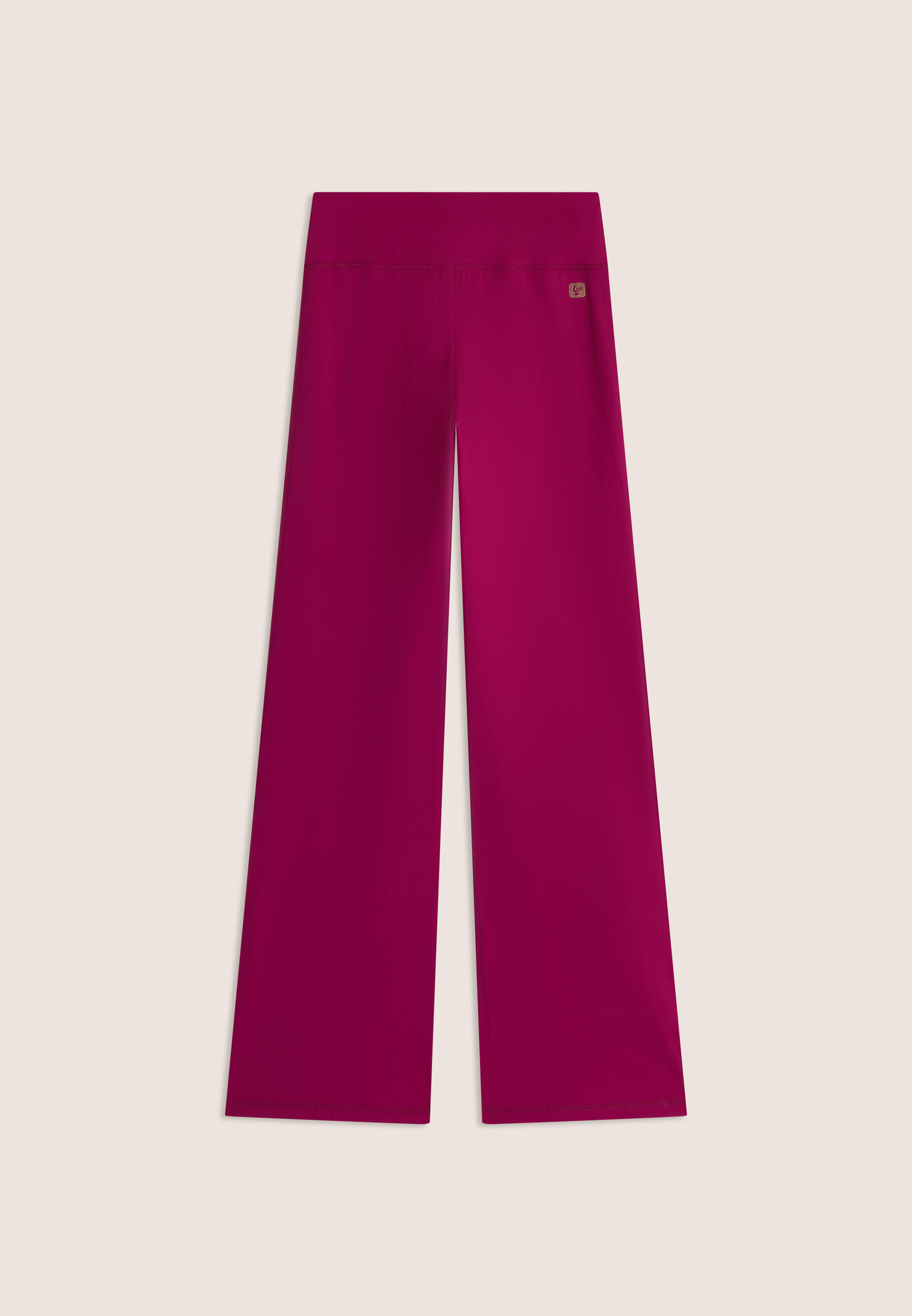 Leggings à taille haute en tissu à séchage rapide avec bas évasé 2/3
