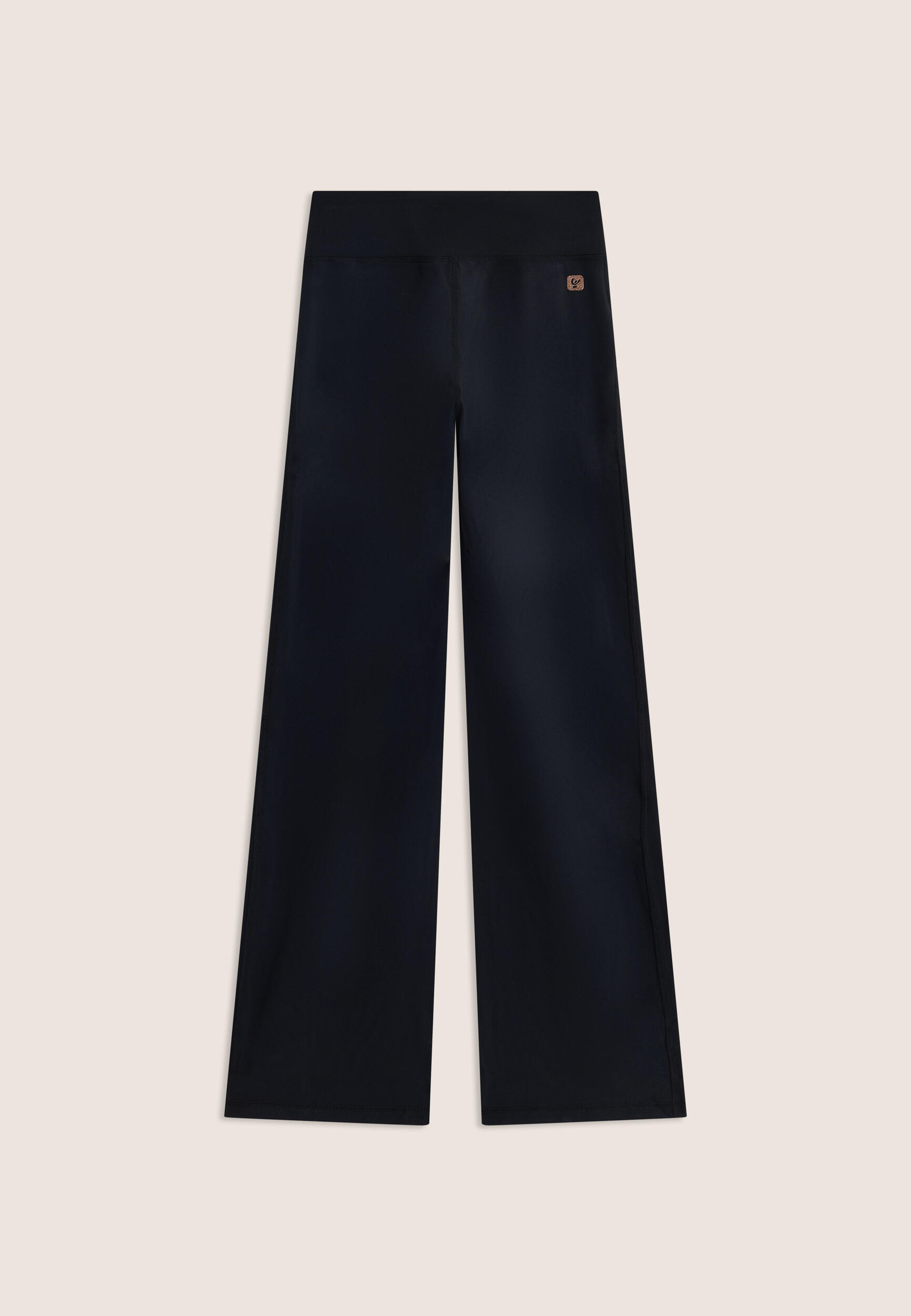 Leggings à taille haute en tissu à séchage rapide avec bas évasé 2/3