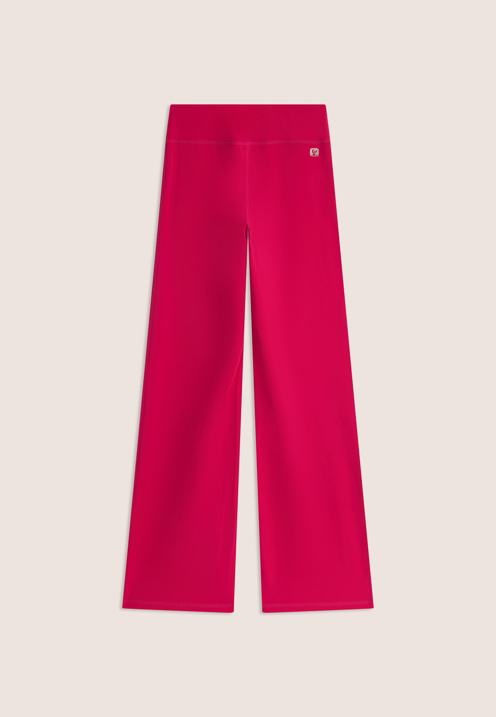 Leggings à taille haute en tissu à séchage rapide avec bas évasé 2/3
