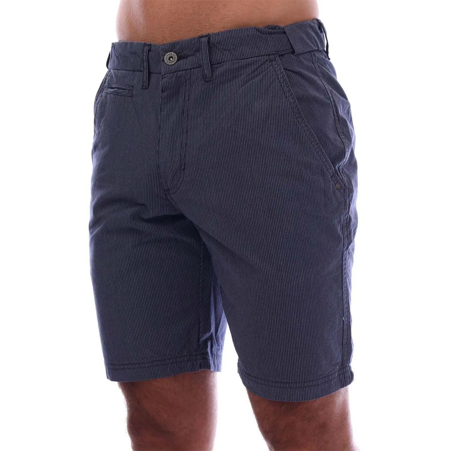 Pantaloncini Cargo Uomo Trespass Blu Navy 3/4