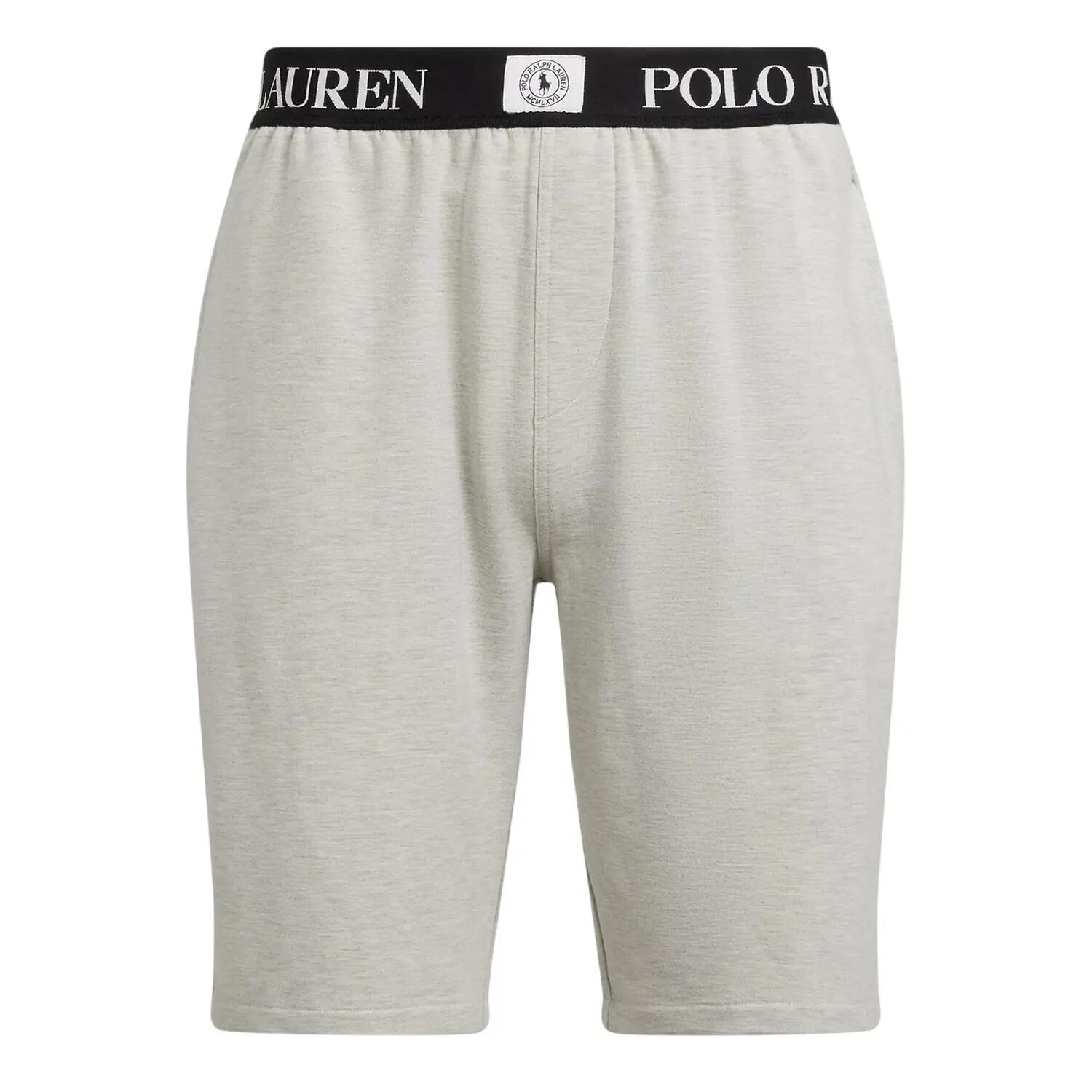 Mens Puck Logo Shorts (Light Heather Grey) 2/4