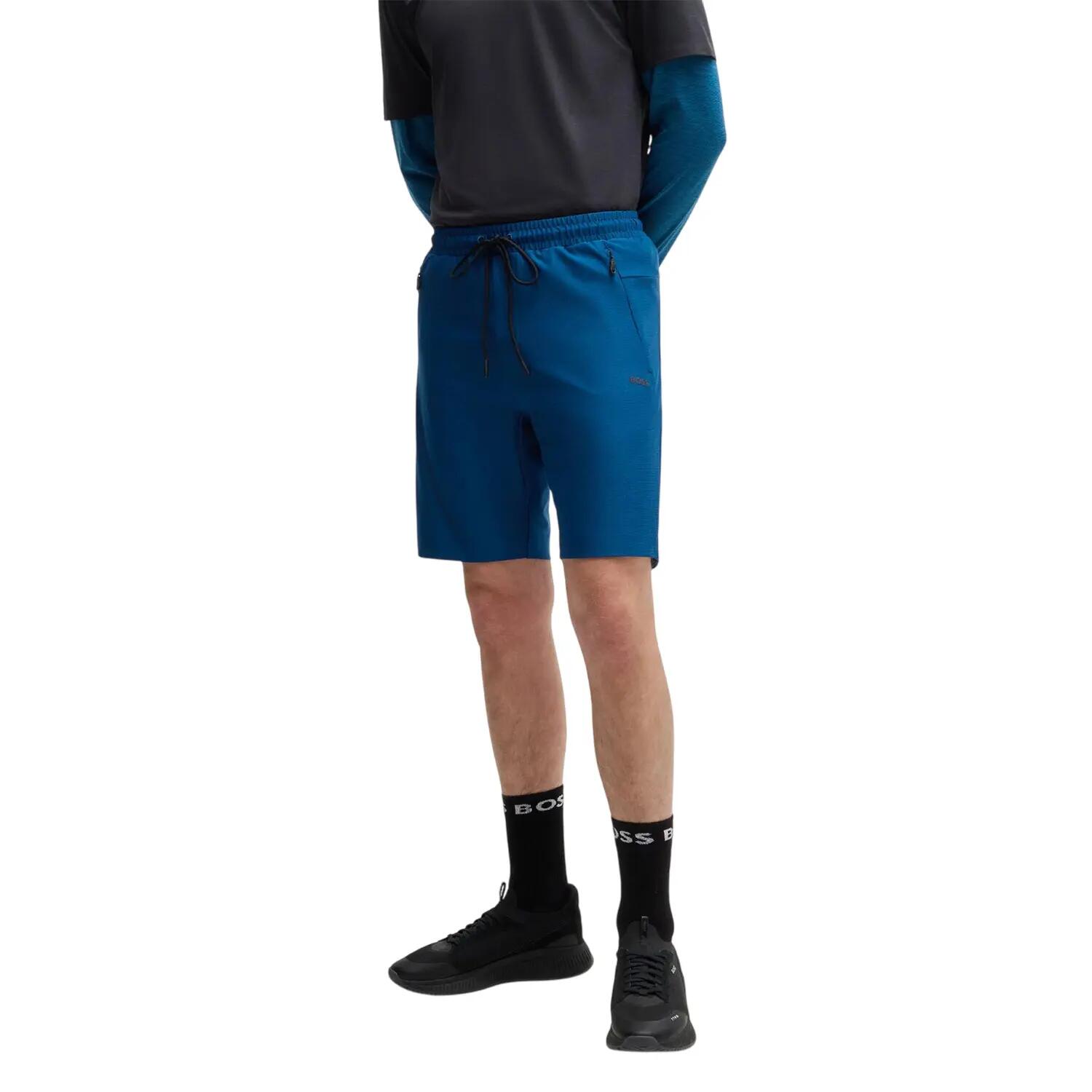 Pantaloncini Sportivi Uomo Boss Headlo Blu 3/3