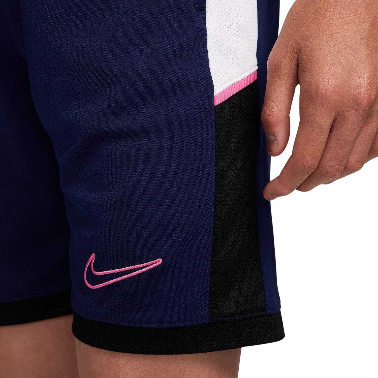 Childrens/Kids Logo Shorts (Blue/Pink) 3/3