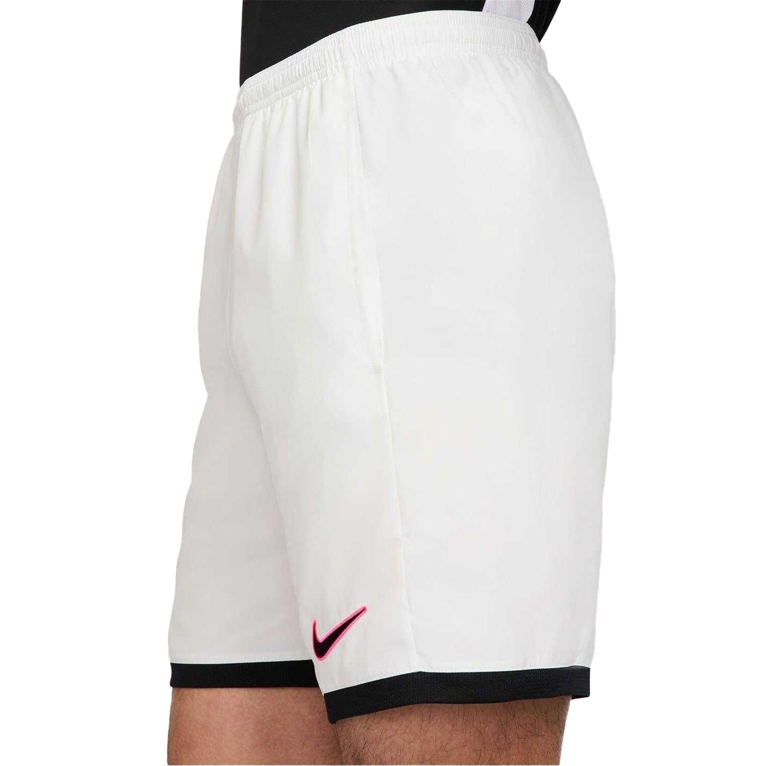 "Academy" Shorts für Herren Weiß/Schwarz 3/4