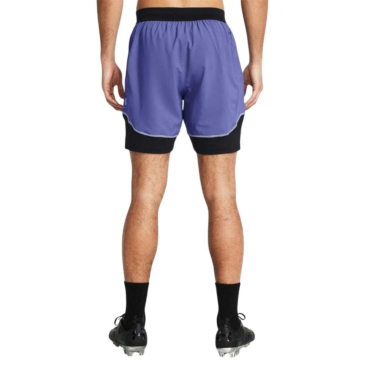 Short Motif/style 2en1 PRO Homme (Bleu Marine) 3/6